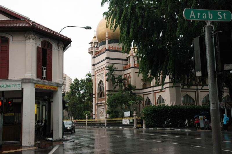 The famous Arab Street. So named when the first Western visitors thought the turbaned locals, citizens of the Sultanate of Johore,  were Arabs